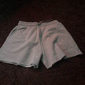 forever 21, gray sweatshorts, small